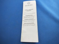Installation Instructions for Mercedes HFP Bluetooth B678800 Mobile Phone B67875877 B67876168