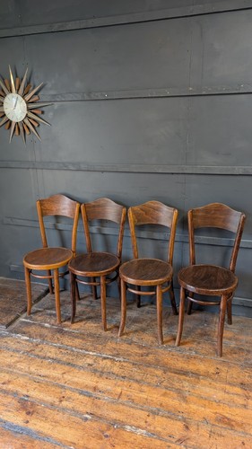 Antique thonet bentwood - 4x,