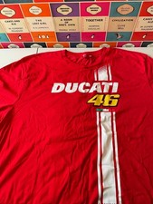Two Ducati Moto GP T-shirts (valentino rossi and danilo petrucci)