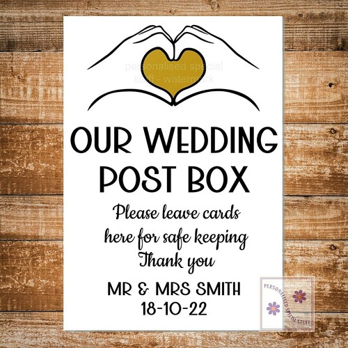 Personalised our wedding - personalised, post