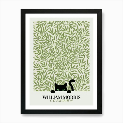 William morris peekaboo cat - morris,