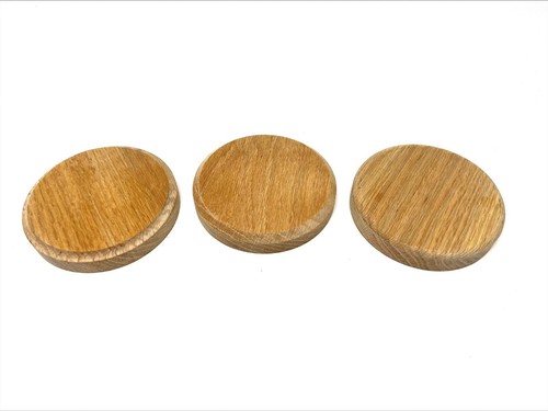 Solid oak round - round, sign