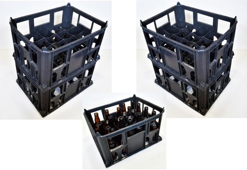 Plastic beer milk crates - plastic, beer/milk