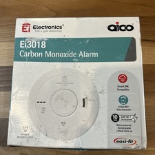 Aico EI3018 Mains Carbon Monoxide Detector Alarm expiry June 2033