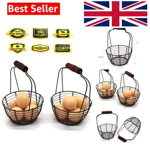 Metal wire mini egg - metal,