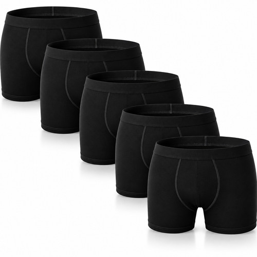 Pack black mens boxer - of,