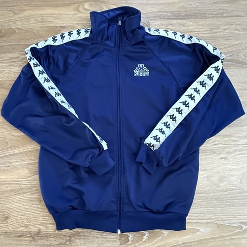 Kappa tracksuit top mens - mens, navy