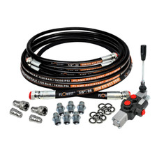 Log splitter kit with - splitter, a