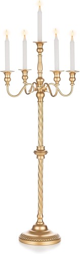 Sziqiqi 88cm gold candelabras - 88cm,