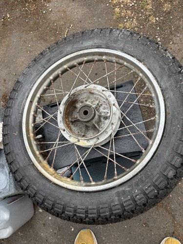 Honda cd175 sloper rear wheel - honda,