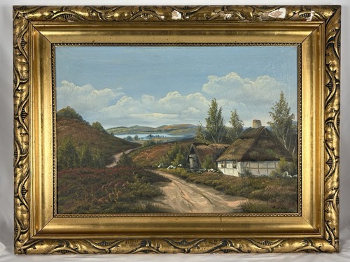 Antique oil signed - antique,