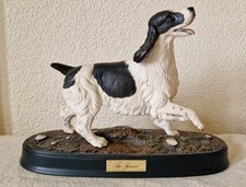 LARGE BESWICK MATTE GLAZED "THE SPANIEL" WITH CERAMIC BASE