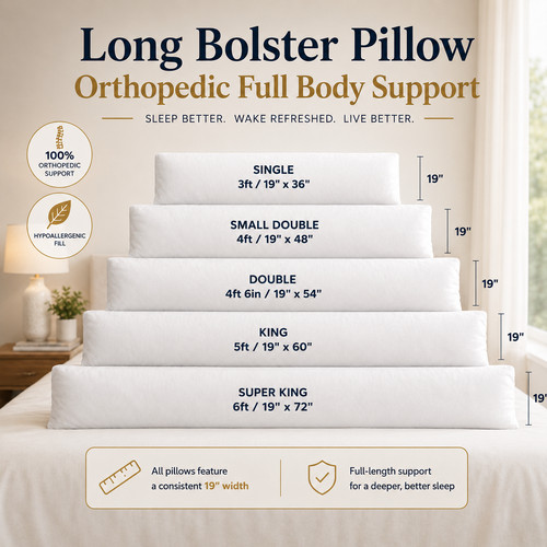 Bolster pillow orthopedic - pillow,