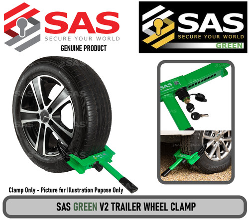 Sas green wheelclamp use on - green,