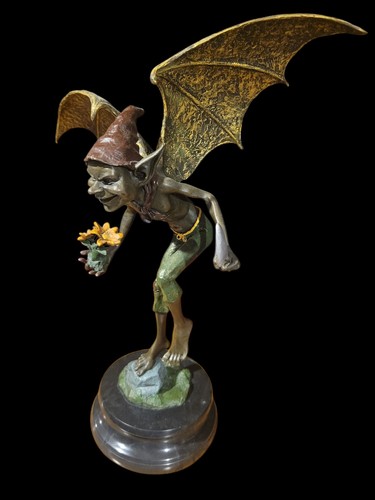 Genuine bronze goblin elf imp - bronze,