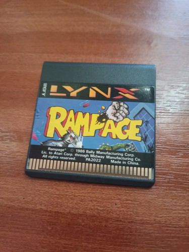 Atari lynx game - lynx, rampage
