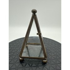 Unique Vintage, Glass and Brass Terrarium, Indoor Planter, Display Case