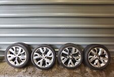 NISSAN JUKE 18" ALLOYS WHEELS 3 GOOD TYRES RIMS NEED REPAINT 225/40/R18 FAST P&P
