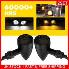 Black 12V 10mm LED Turn Signal