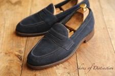 Loake Eton Navy Blue Suede