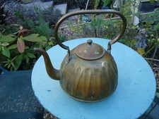 Large Kettle  Brass Antique