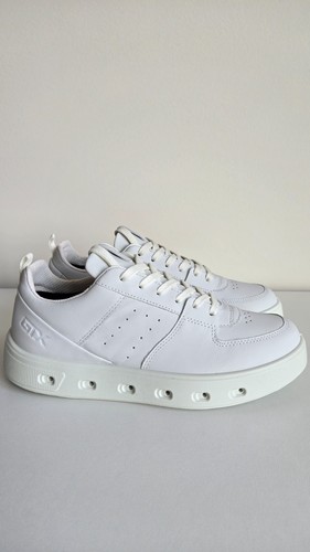 Ecco white leather sneakers - ecco,