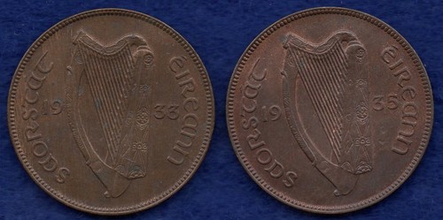 Ireland 1933 1935 penny - 1935,