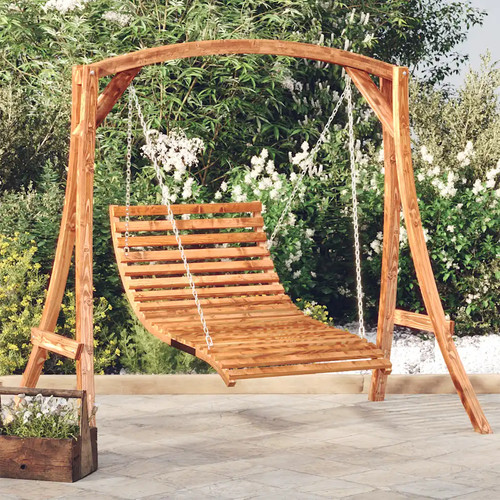 Wooden swing bed - swing,