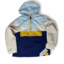 Cat & Jack Multicolor Quarter Zip Hoodie Windbreaker Kids Size Small (6/7) NWT