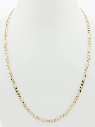 Gold figaro link chain 9ct - gold,