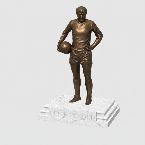 Peter osgood chelsea statue - peter,