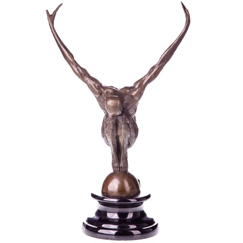 Bronze sculpture male - of, a