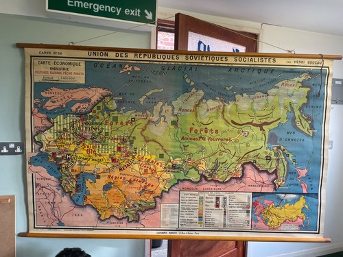 Vintage school chart map - school, chart,