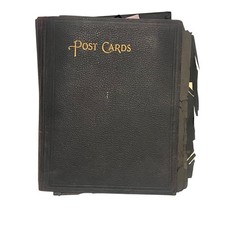 Antique Postcard Album Lot