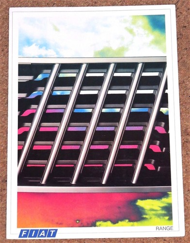 1986 fiat range brochure inc - 1986,