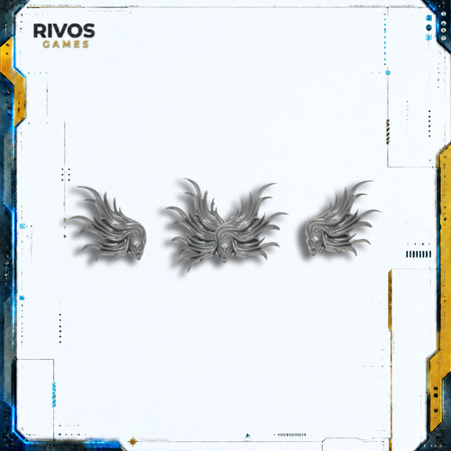 Daemonettes alluress heads 3 - heads, x