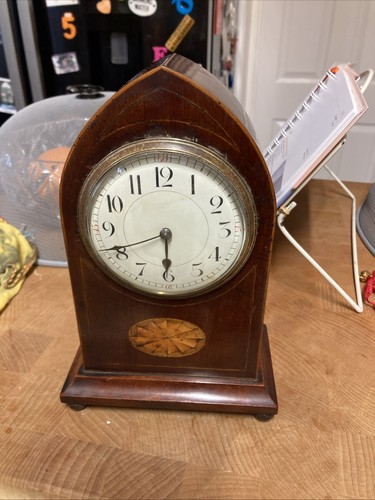 Edwardian mantle clock please - clock,