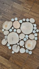 Wood slices discs 16cm small - discs, 1-16cm