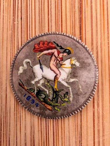 Enamelled rare queen - enamelled, victoria