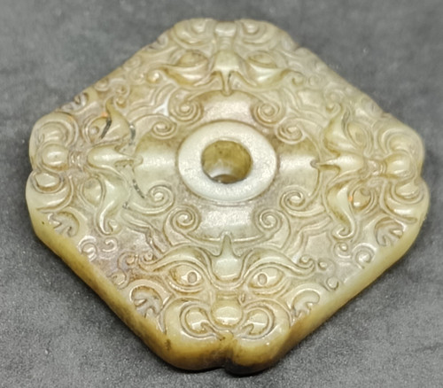 Ancient jade hetian dragon - jade,