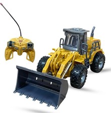 Remote Control Bulldozer Toy Excavator Truck Sand Digger Shovel Kids Toys Gift