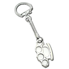 Knuckle Duster Keyring Key