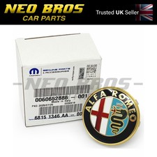 Genuine Alfa Romeo Centre Wheel Cap Badge (50mm) 156 155 166 147 GT GTV 60652886