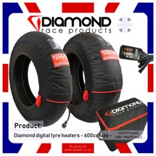 DIAMOND RACE PRODUCTS - DIGITAL TYRE WARMERS / HEATERS TO FIT 600cc - 120 / 190