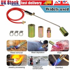 Long Arm Gas Torch BurnerPropane Butane  Blow Kit Roofers Roofing Brazing + Hose
