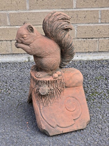 Squirrel roof finial angled - squirrel,