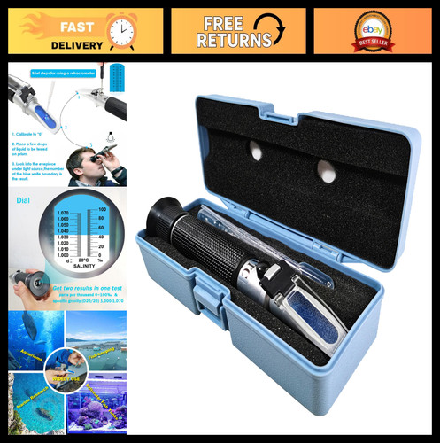 Salinity refractometer for - salinity,