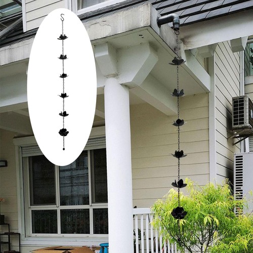 Rain gutter chain replacement - rain,