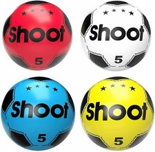 Soccer Shoot PVC football For Kids (Deflated) Lightweight Party Inflatable ball