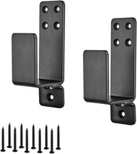 2 Pack Door Barricade Clamps U Brackets Bar Security Door Brackets Heavy Duty